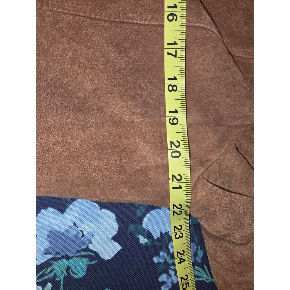Uniform Jean Paul Richard Classic Leather Blazer Jacket Brown Women's Size 12 - Picture 9 of 10